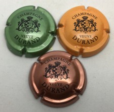 VEUVE DURAND - N° 07 - 09g - 09h - CAPSULES CHAMPAGNE - LOT 95