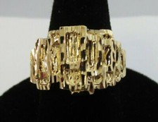 Taille 9 Hommes 14KT Or EP