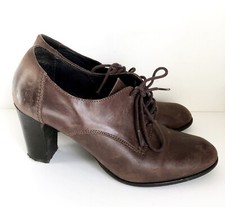 Bottines derbies à talon Minelli Cuir Marron