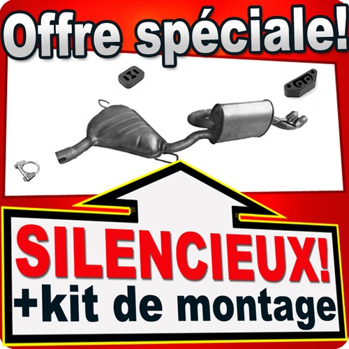 Silencieux arriere pour - silencieux,