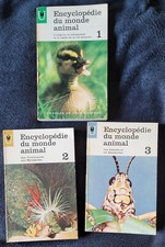 Encyclopédie du Monde Animal (1965) MARABOUT Université (3 Tomes)