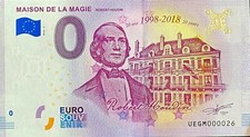 BILLET 0 EURO MAISON DE LA MAGIE BLOIS FRANCE   2018  PETIT NUMERO 26