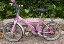 Vélo fille rose Décathlon Btwin 16 pouces
