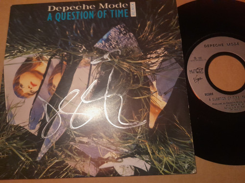 Depeche mode autograph vinyl - mode,