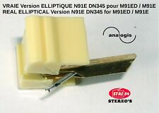 N91ED Stylet HQ diamant ELLIPTIQUE / SHURE M91ED N91E DUAL DN345 DM103_M-E M93E