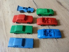 Lot de 7 voitures 1/43ème VINYL LINE et GALANITE - Voiture en caoutchouc 1970