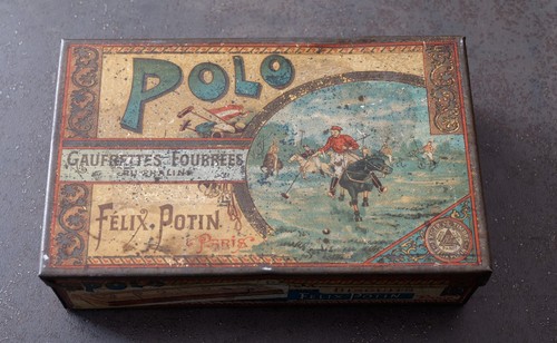 Boite tôle gaufrettes polo - tôle,
