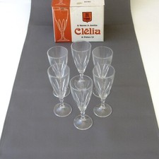 Série de 6 flûtes à