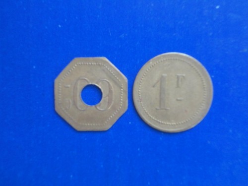 Anciens jetons casino 60 - anciens,