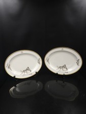 Bernardaud, Deux Plats 27.5cm×21.5cm, Collection Pastorale En Grisaille Limoges