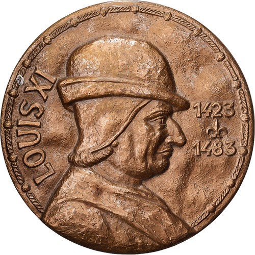 France médaille louis xi - louis,