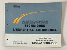 Assurances & Techniques l’Expertise des berlines et breaks Simca 1300-1500