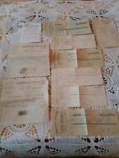 10 factures anciennes