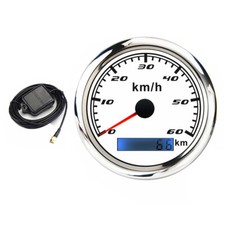 Jauge de vitesse GPS 85mm Odomètre 0-60Km/h Pour Voiture Camion Bateau Moto Bus