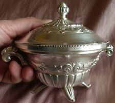 Sucrier en argent massif d'