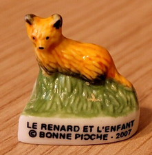 Fève - Le renard et l'enfant - Bonne pioche 2007  .....   (Ref. 7162)