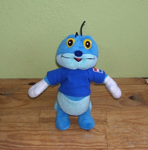 Peluche mascotte chenille - peluche,