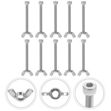  10 Pairs Visserie Inox