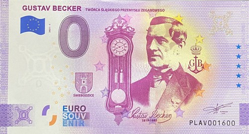 Billet euro gustav becker - euro,