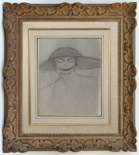 GEORGES GOURSAT dit SEM (1863-1934) DESSIN LA SOPRANO MARTHE CHENAL  (139)