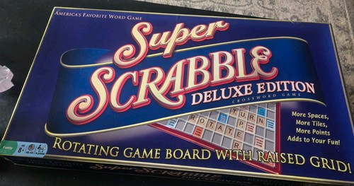 Super scrabble deluxe edition - scrabble,