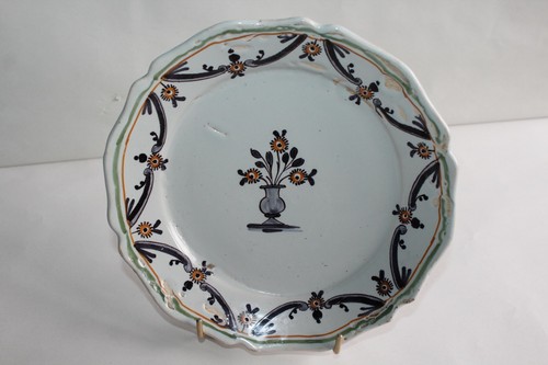Ancienne assiette faïence - ancienne,