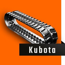 Chenilles caoutchouc KUBOTA mini-pelles | Prix spécial pour 2 chenilles
