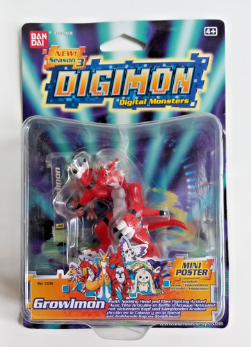 Figurine bandai growlmon - figurine,