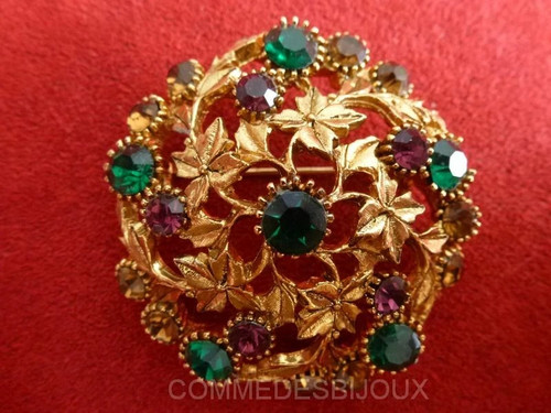 Broche vintage sphinx rosace - broche,