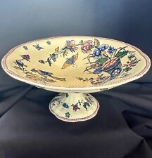 Gien, modèle "Corne d'abondance"coupe à fruits, numéroté, signature :  1866-1875