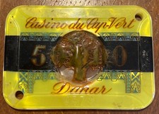 PLAQUE DE CASINO LE CAP VERT A