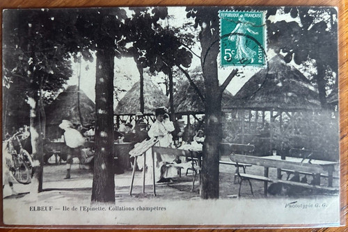 Cpa elbeuf ile l - 76,