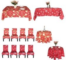 Noël Nappe Avec Housses