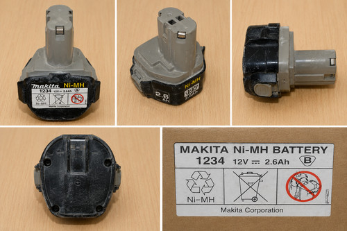 Batterie makita 1234 12v 6ah - 1234, 2,6ah