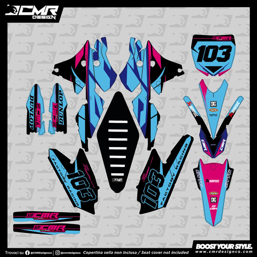 Kit graphiques pour yamaha - pour,