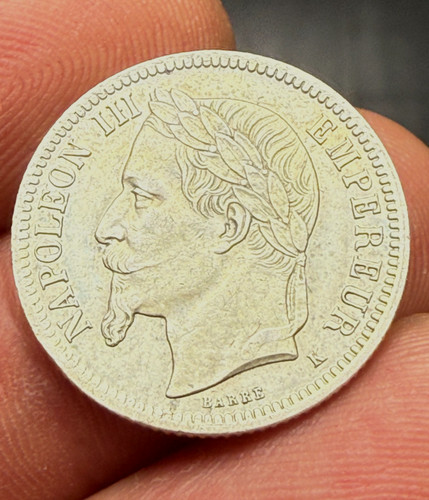 Franc argent napoléon iii - 1,