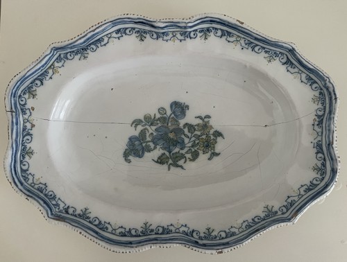 Plat ancien siècle xviii - 18,