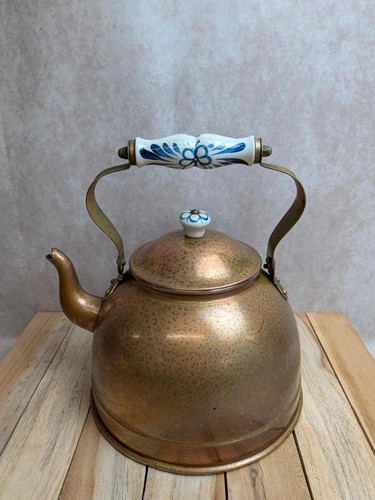 Bouilloire vintage cuivre - en,