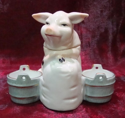 Moutardier sel poivre figurine - sel,
