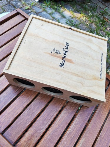 Caisse vin bois vide mouton - vide,