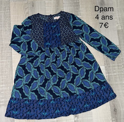 Dpam fille robe - fille, coton