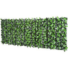 Haie Artificielle Laurier Outsunny 3x1m, Anti-UV, Facile à Installer