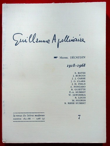 Guillaume apollinaire - guillaume, 7