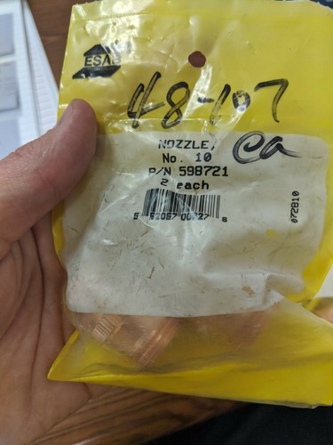 10ea esab 598271 mig - 10ea,