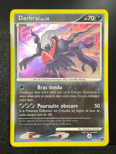 Carte pokémon darkrai niv - carte,