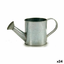 Cache-pot Ibergarden Argenté Zinc Arrosoir 24,5 x 11 x 11 cm [24 Unités]
