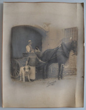 Photo ancienne charrette