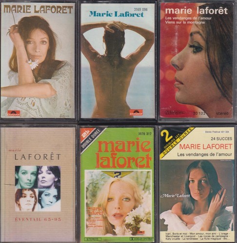 Marie laforêt lot 6 rares - marie,