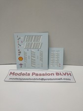 décalcomanie Ferrari F2007 1/18 F1 Decals Schumacher Raikkonen Massa