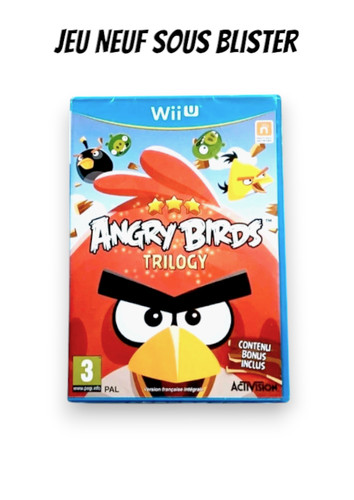 Angry birds trilogy wii neuf - angry,